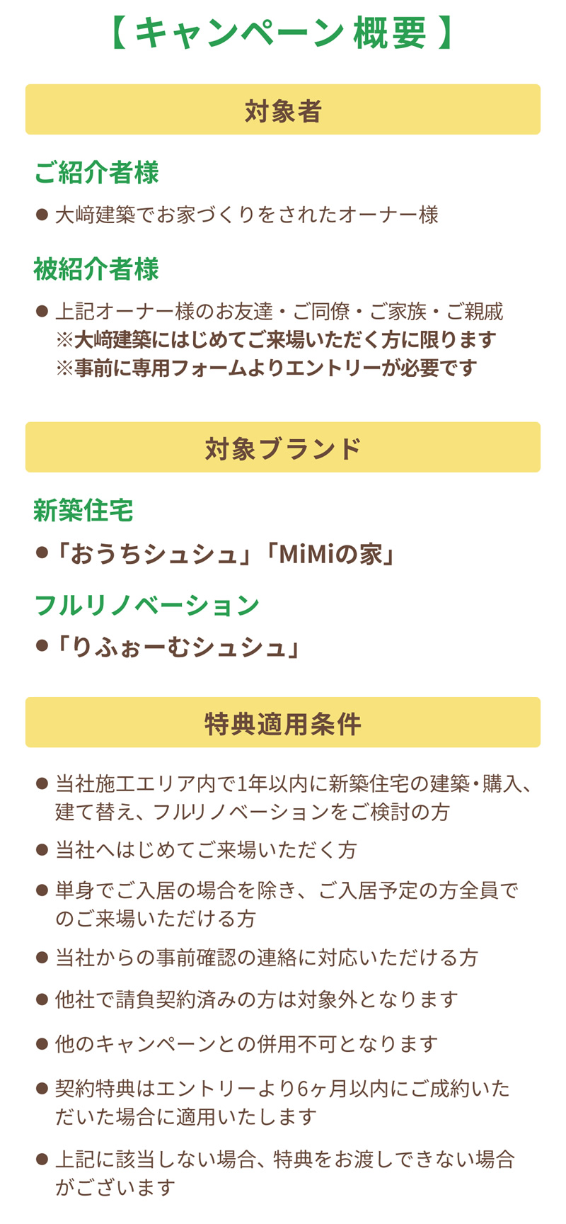 お友達紹介キャンペーン　概要